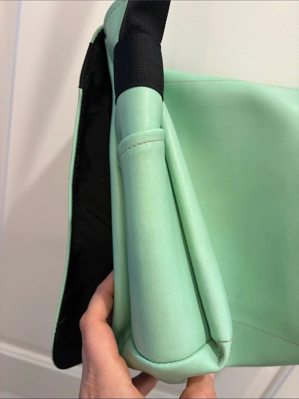 Vintage Paul Frank Messenger Bag Green & White